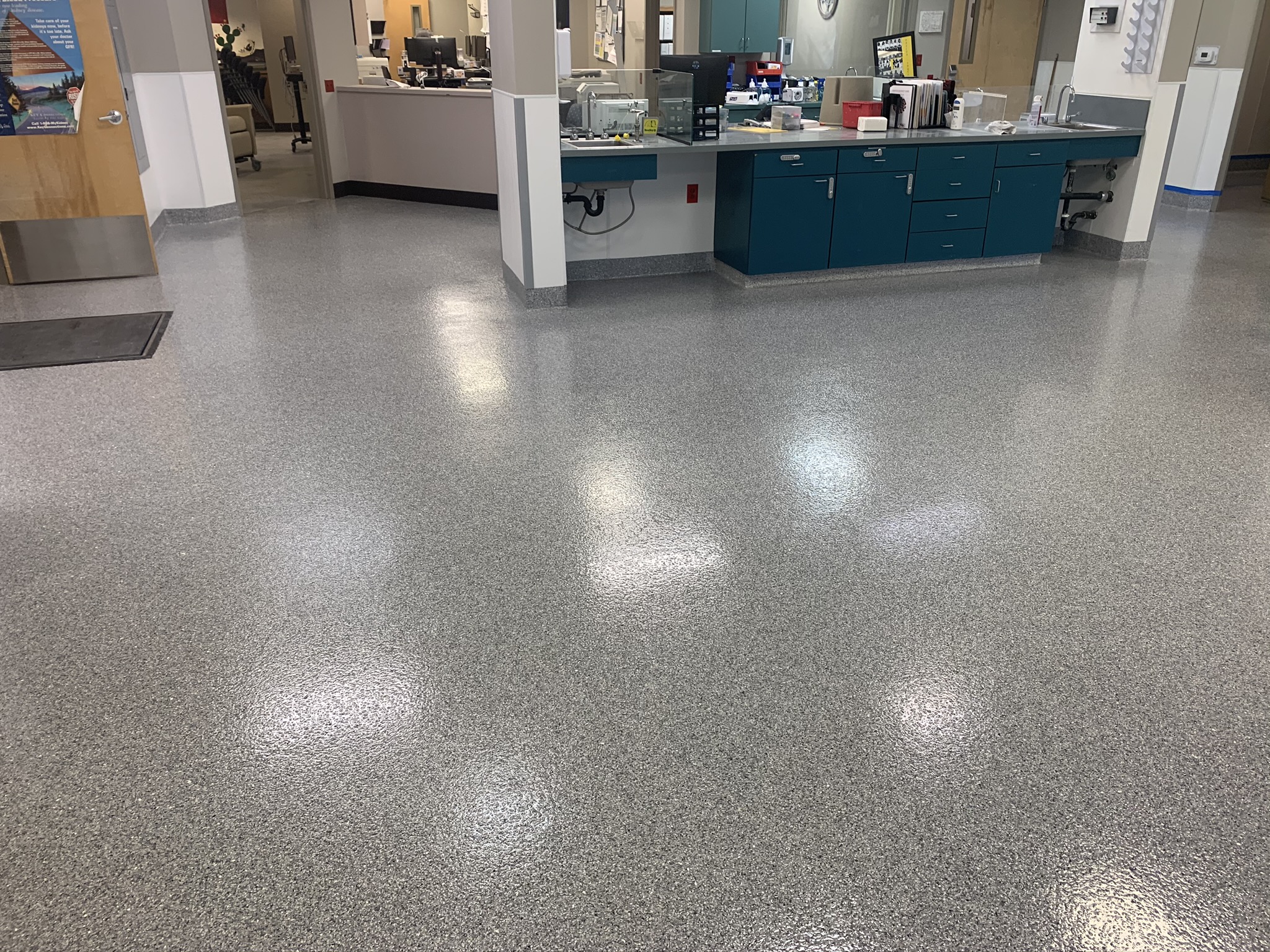 Office in Covington, Kentucky - Office flooring coating - Queen City Surface Coatings professional workspace
