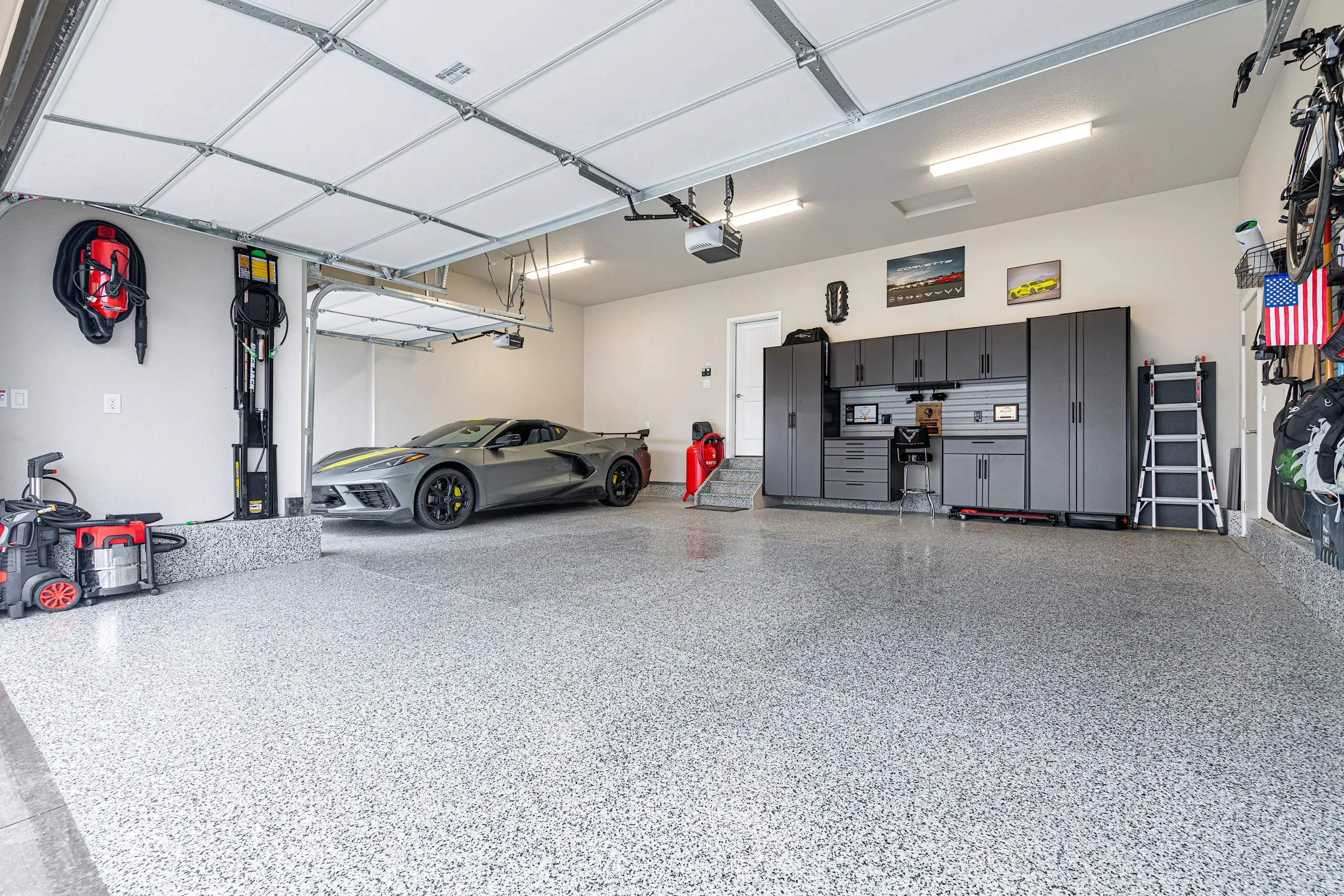 Professional residential garage floor coating - Queen City Surface Coatings